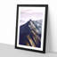 Mountain Ridge in Switzerland - Picture Frame Painting Print-56738035-56738037