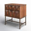 Table de chevet 2 tiroirs Emden