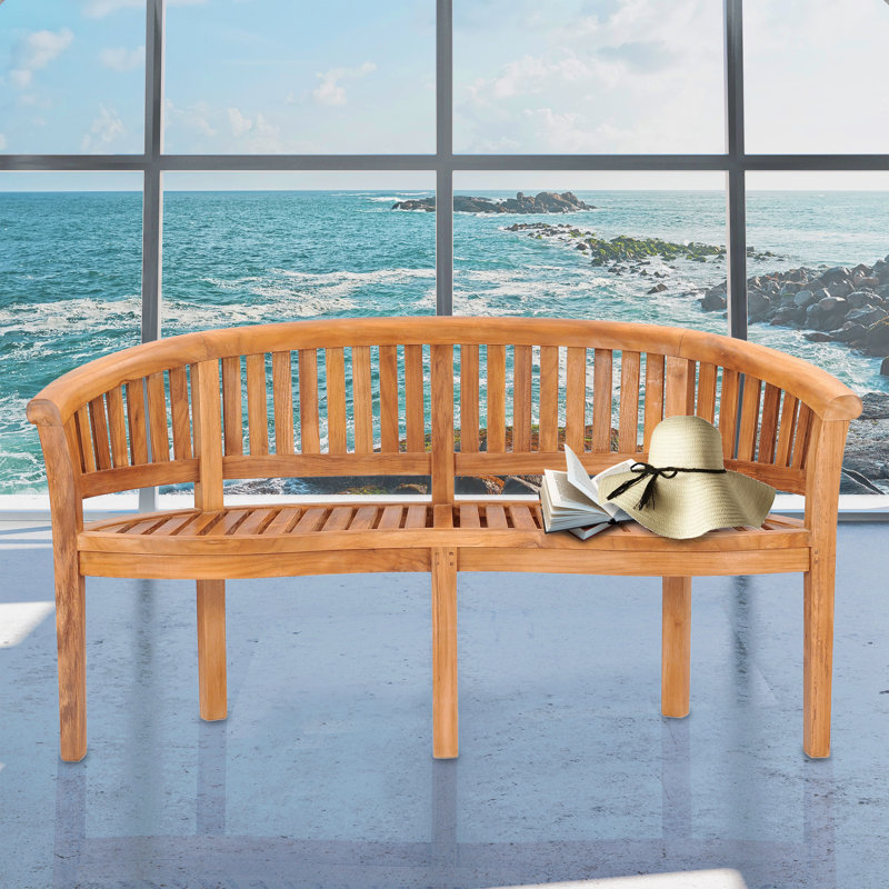 Peanut Teak Garden Bench