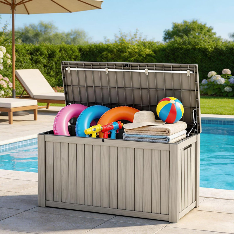 Boîte de rangement imperméable DIDADI, 180 gallons