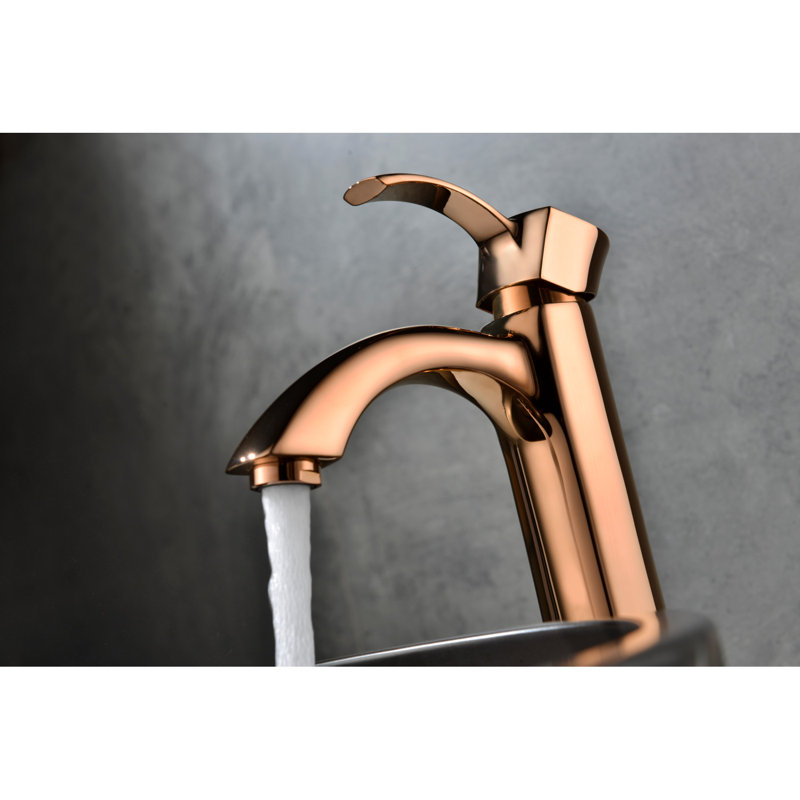 Harmony Single-handle Bathroom Faucet, Rose Gold