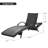 K&K 80'' Outdoor Wicker Chaise Lounge Chairs Set Of 2-2134022945