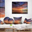 Coussin lombaire phuket magnifique coucher de soleil de mer dans un coussin lombaire