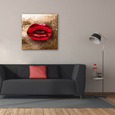 «Luxurious Lips» par Svetlana Aleynikova, art mural sur toile
