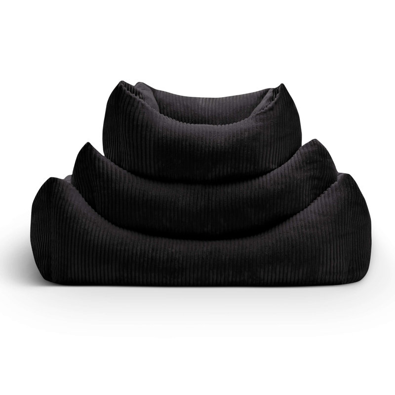 Nairne Polyester Pet Bed, 20cm H x 90cm W x 78cm D, Black