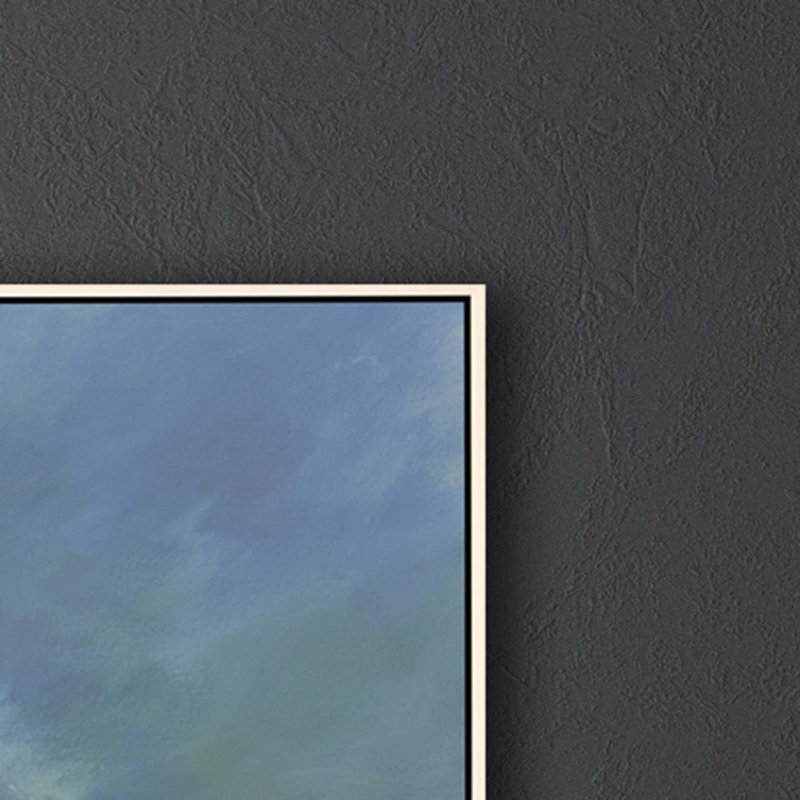 Incroyable grâce, Toile avec cadre blanc, H 52 po x l 52 po x P 3 po