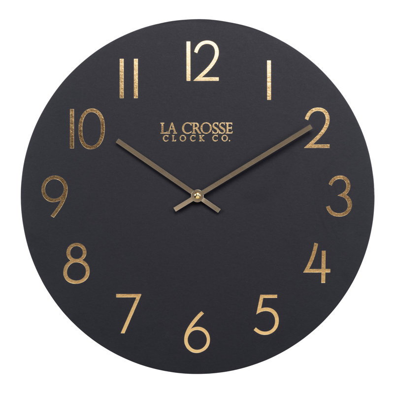 15.75-inch NYX MDF Analog Quartz Wall Clock