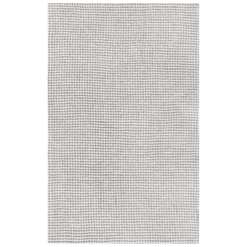 Marlinde Hand Tufted Performance Solid Color Rug, Rectangle 4' x 6'