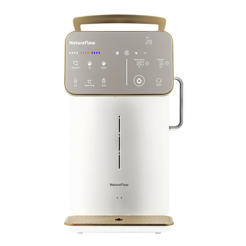 NatureFlow Y6 Desktop Reverse Osmosis Hot and Cold Water Mineralization System  certified by FDA/NSF/UL standards