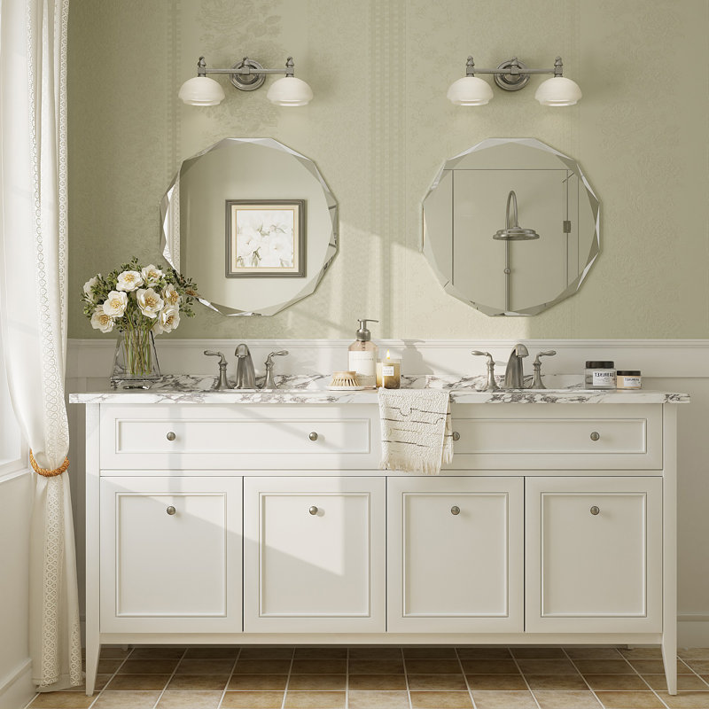 Miroir mural Aevar, 24 po x 24 po