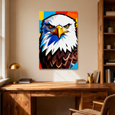 Portrait d'animaux avec des couleurs vives