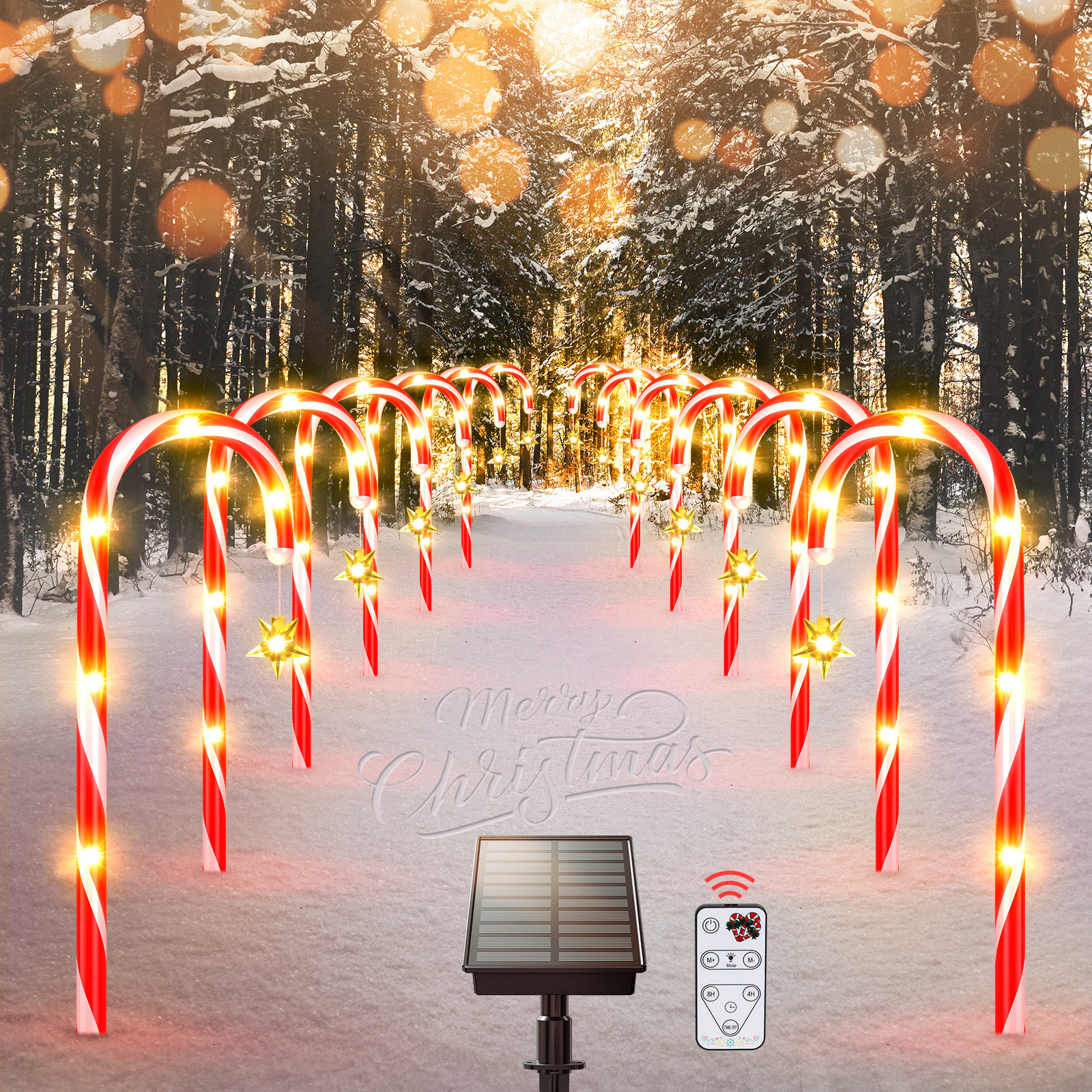 The Holiday Aisle® Candy Cane Christmas Lighted Display  Reviews Wayfair