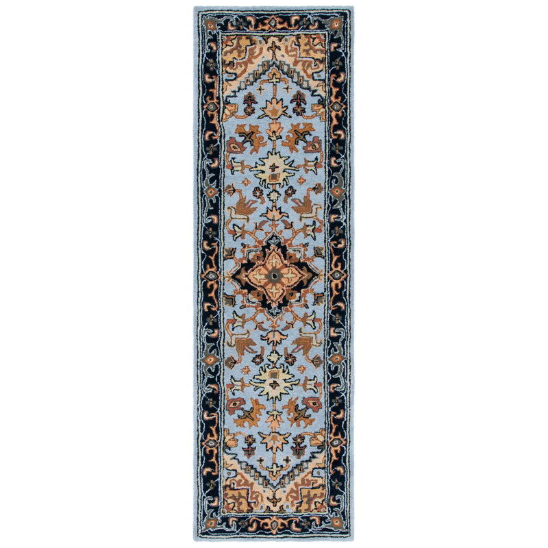 Fleta Hand Tufted Wool Oriental Rug, Runner 2'3" x 12'
