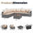  Emanie 6 - Person Outdoor Rattan Patio Set with Fire Pit Table-1002147809-1002147801