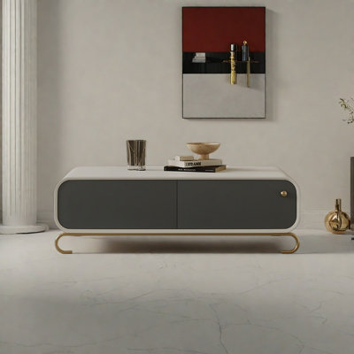 Table basse crème de style français