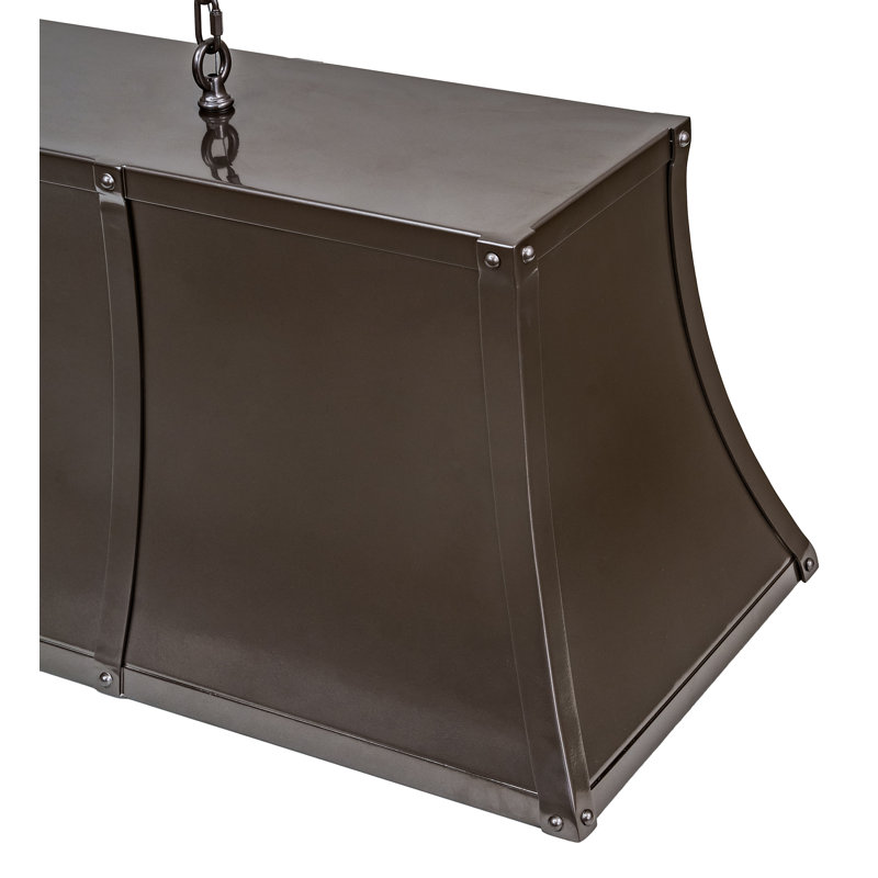 Luminaire suspendu géométrique pour table de billard 6 lumières Nadine