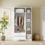 Armoire à miroir 3 portes avec 2 tiroirs et armoire supérieure-701422960