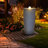 Handcrafted Column Fountain with Lights