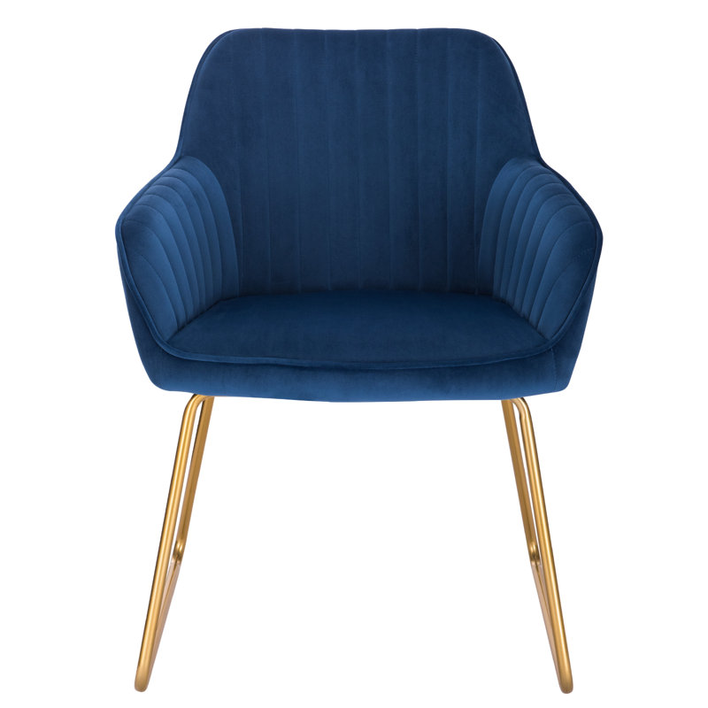 Renard Upholstered Dining Chair, Blue