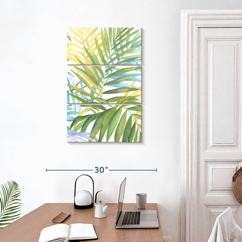 Harnek motif tropical I, H 32 po x l 20 po