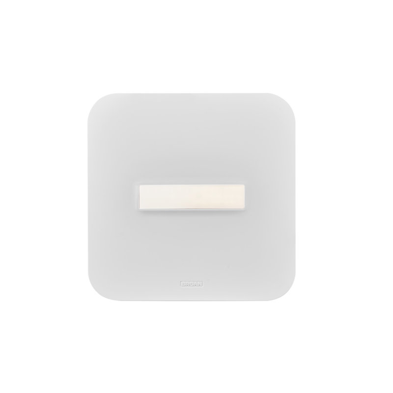 White LED Bathroom Exhaust Fan with CleanCover Grille