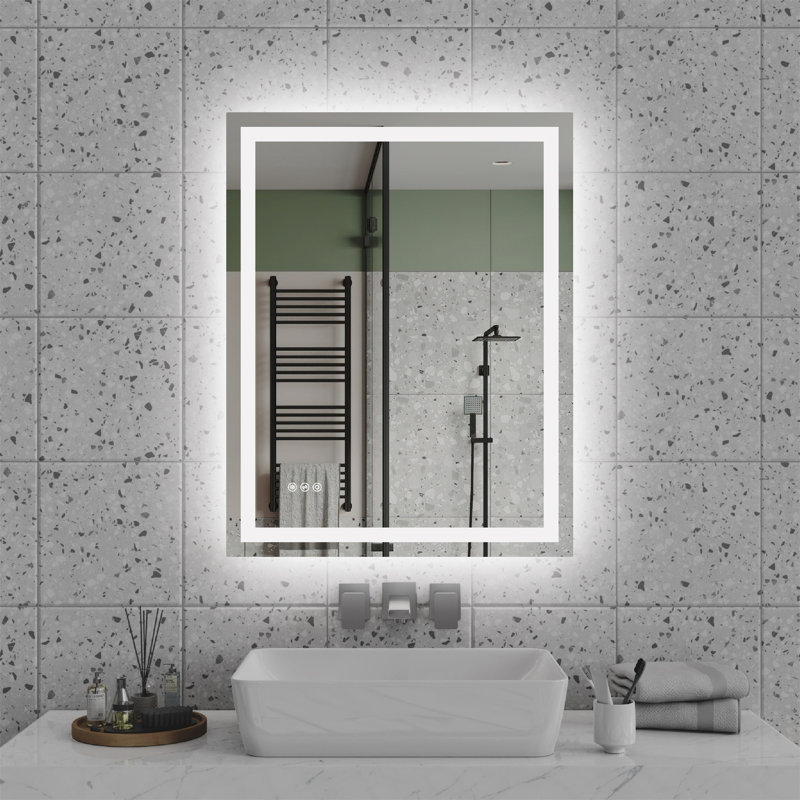 28"*36"LED Bathroom Mirror (Includes Mirror Only), 36" x 28"