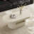 Cream style oval end table-120921525