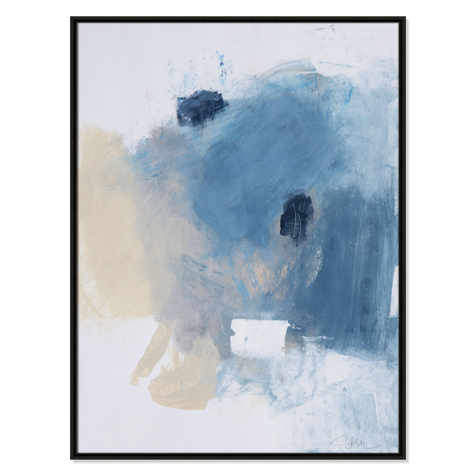 Coastal Carnival I Print by Casa Fine Arts, Espresso Floater Framed Canvas, No Mat, 41.5" H x 31.5" W x 2" D