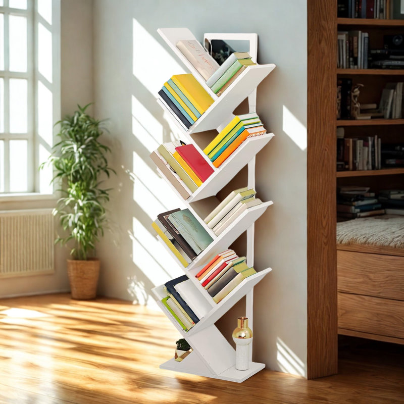 Anaysha 116 cm H x 34 cm W Bookcase