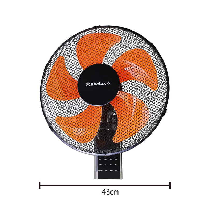 Belaco 44Cm Oscillating Wall Mounted Fan