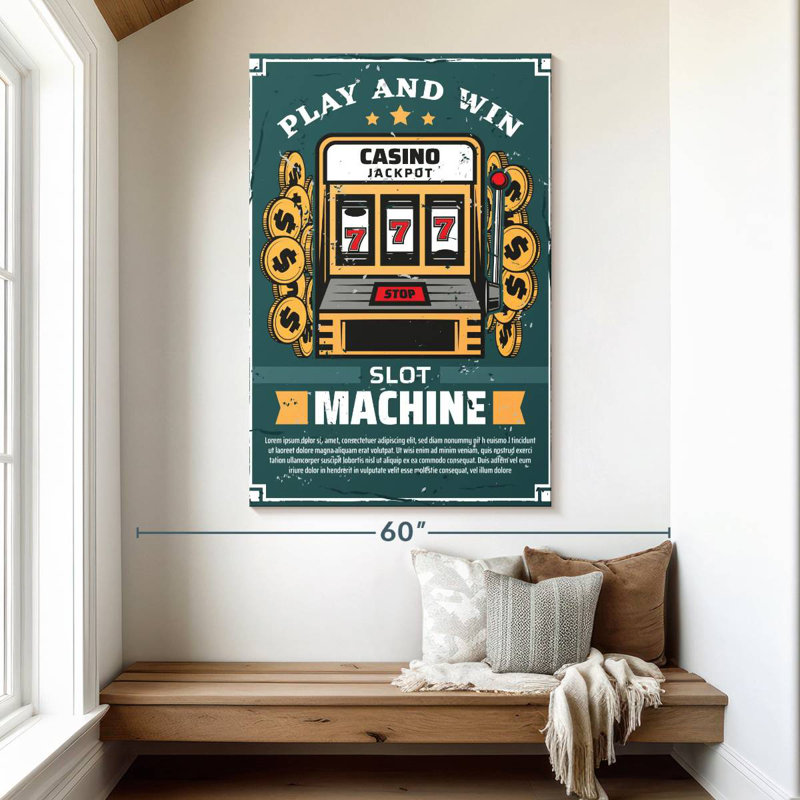 Machine à sous Senne Play And Win, H 51 po x l 34 po