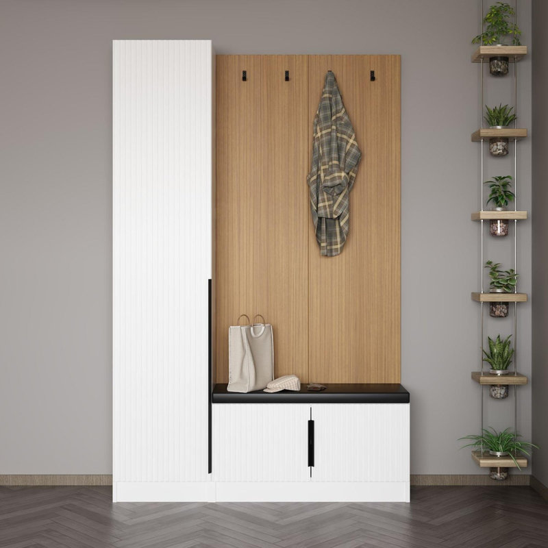 Support de couloir Wessel, Blanc