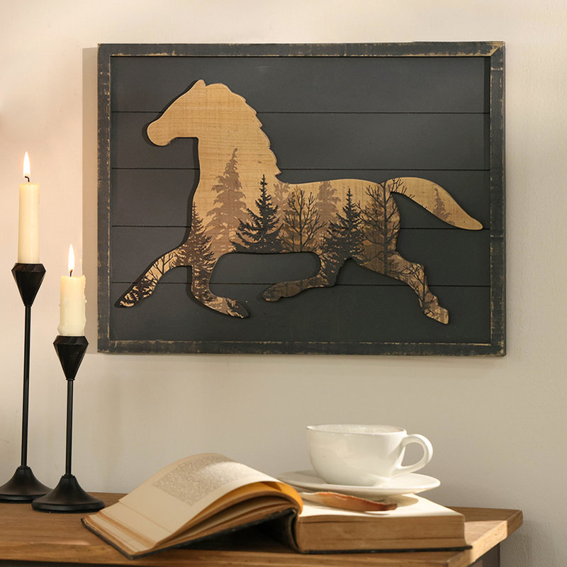 Décoration murale en bois fait à la main