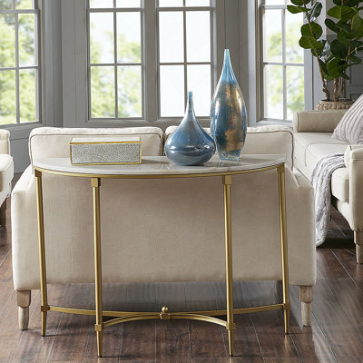 Console polyvalente et élégante pour le salon ou le bureau à domicile, ajoutant une touche de glamour à tout espace