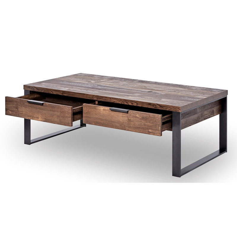 Apogee Coffee Table with Storage, Oak