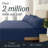Luxclub 4 PC Navy Full Silky Soft Cooling Extra Deep Pocket Performance Sheet Set-123418294-134223522