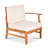 3 Seater Sofa And Table Set, Cream-1894979054