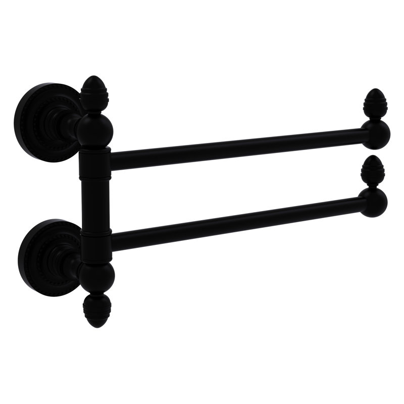 Barre à serviettes murale 12,5 "Marchmont, Noir mat