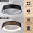 Jiren Dimmable Flush Mount LED Ceiling Fan with Remote Control-586990032