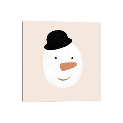 Snowman - Wrapped Canvas Painting