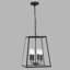 Ascencio 4 - Light Black Lantern Pendant