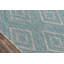 Tapis géométrique bleu clair-1852265536