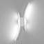 Elegant 44.5cm White LED Wall Sconce-974065165