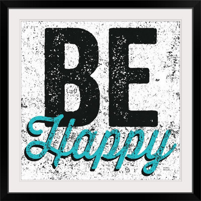 «Be Happy» par William, art textuel