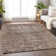 Machine Washable Indoor/Outdoor Christain ACN1228 Brown Rug