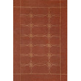 Sparta Geometric Area Rug in Paprika/Yellow/Gold