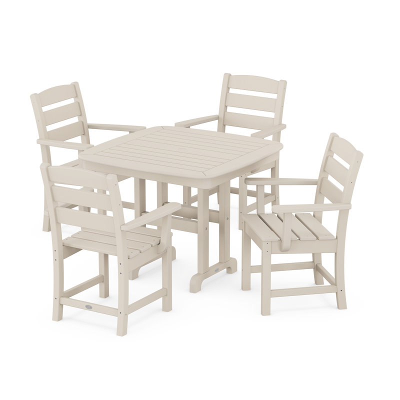 Lakeside 5-Piece Dining Set, Sand