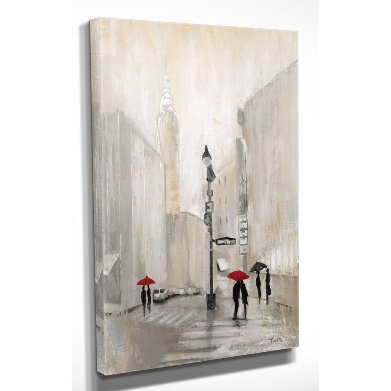 « new york shadows » par julie brignola-tava, reproduction d’art sur toile tendue, H 24 po x l 32 po x P 1,5 po