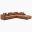 Repose-pieds carré en terre cuite Jennifer-123298680