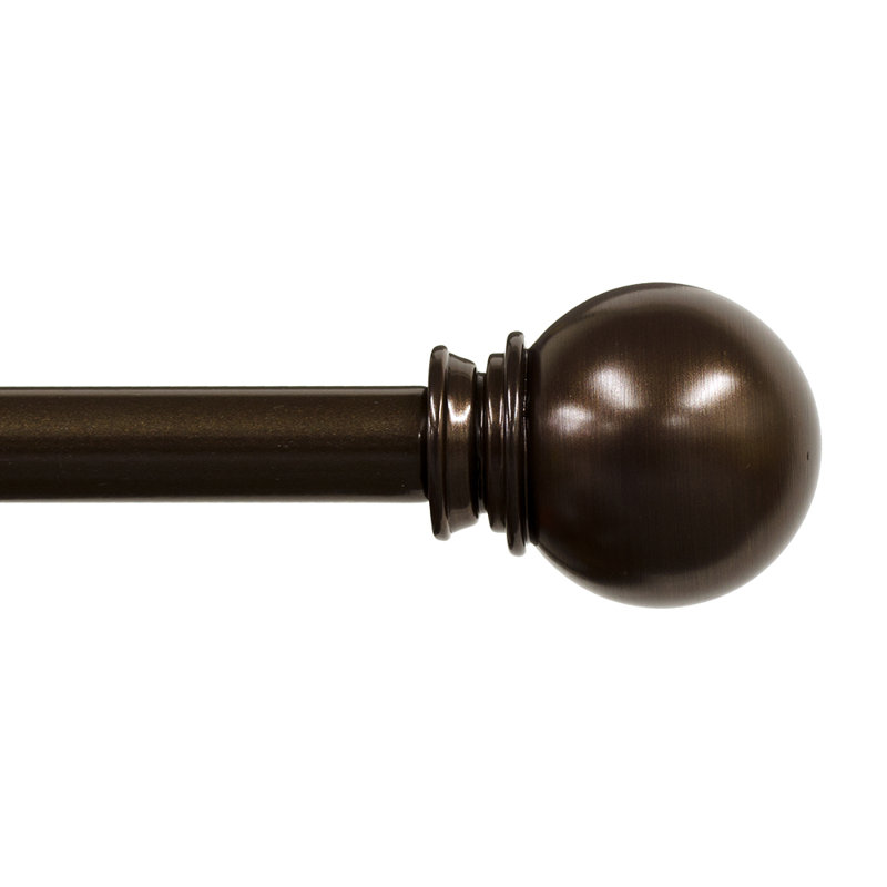 Tringle à rideaux simple Drapery, Bronze